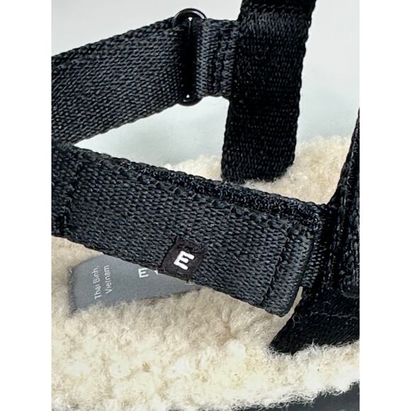 Everlane NIB The Renew Teddy Sport Sandal Black White Comfort Minimalist Soft 7 - Picture 8 of 10